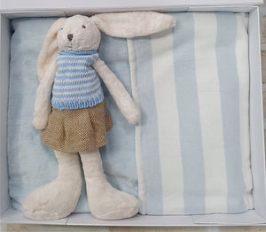 Personalised Baby Blanket and Soft Toy