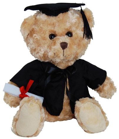 BEAR GRADUATION THOMAS 30CM SITTING *SP