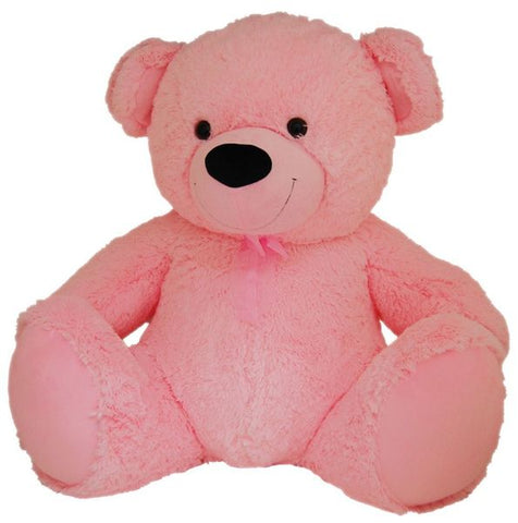 Personalised Jelly Teddy - Light Pink - 75cm