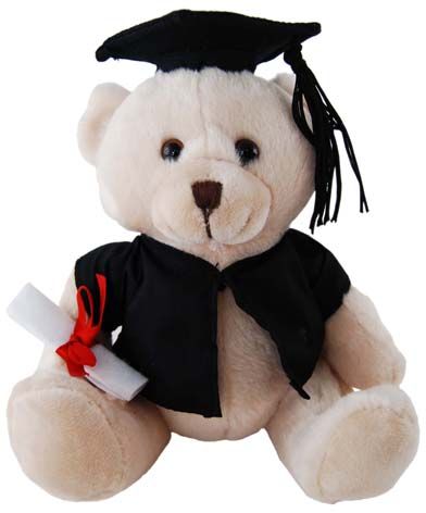 Personalised Graduation Teddy - 16cm high